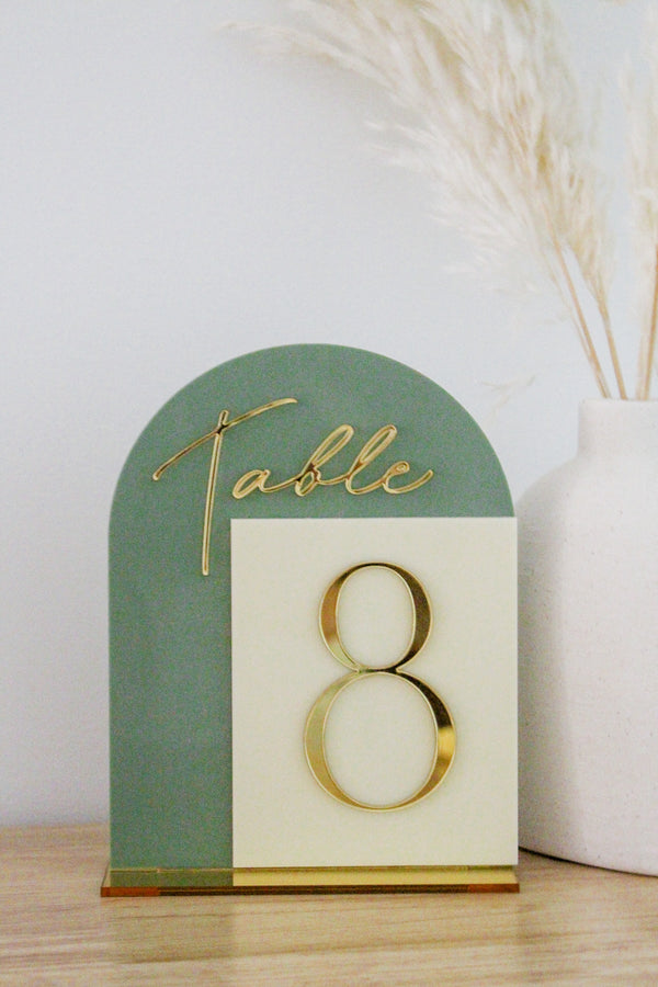 Boho Table Numbers